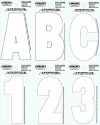 HARDLINE PRODUCTS328-3SCWPB 3IN WHITE B (PKG. OF 10)