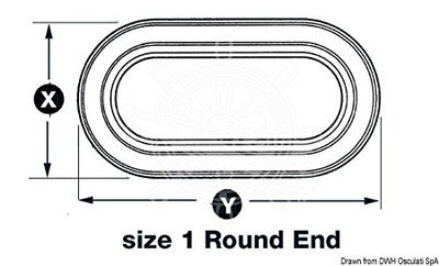 LEWMAR239-393180262 PORTLIGHT SIZE 1RE