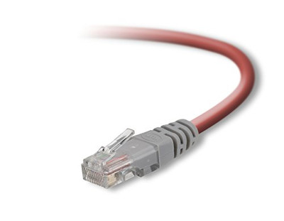 Belkin A3X126-06-RED Cat5e Patch Cable - RJ-45 Male - RJ-45 Male - 6ft - Red MOQ-20 A3X12606RED