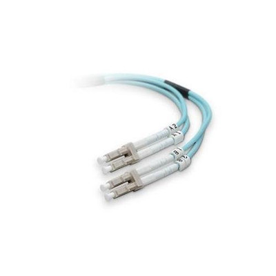 Belkin F2F402LL-05M-G OM3 LO LC/LC 50/125 10Gb Multimode Aqua FO Cable (5-Meter)