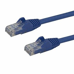 STARTECH.COM N6PATCH3BL 3FT BLUE CAT6 ETHERNET CABLE DELIVERS MULTI GIGABIT 1/2.5/5GBPS & 10GBPS UP TO 1