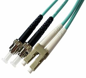 AXIOM LCSTOM4MD5M-AX AXIOM LC/ST MULTIMODE DUPLEX OM4 50/125 FIBER OPTIC CABLE 5M