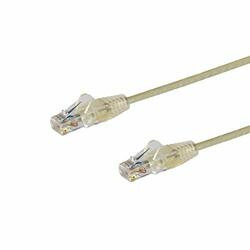STARTECH.COM N6PAT10GRS SLIM CAT6 CABLE IS 36% THINNER THAN A STANDARD CAT 6 NETWORK CABLE - PATCH CABLE