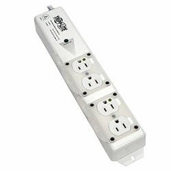 TRIPP LITE PS-406-HGULTRA POWER STRIP MEDICAL HOSPITAL GRADE UL 60601-1  4 OUTLET 6FEET  CORD