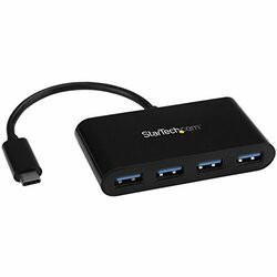 STARTECH.COM HB30C4ABW 4-PORT USB-C HUB - USB TYPE-C HOST LAPTOP TO 4X USB-A - SUPERSPEED 5GBPS (USB 3.