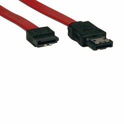 TRIPP LITE P952-18I 18IN TRANSITION CABLE SATA ESATA 7PIN / 7PIN M/M 18INCH
