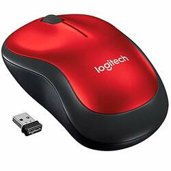 LOGITECH 910-003635 WIRELESS MOUSE M185 - RED