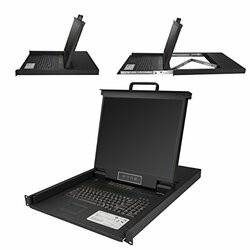 STARTECH.COM RKCONS1916K RACKMOUNT KVM CONSOLE W/ 19IN ACTIVE MATRIX TFT LCD MONITOR / 1280 X 1024 / 16 P