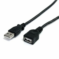 STARTECH.COM USBEXTAA10BK 10 FT BLACK USB EXTENSION CABLE A TO A