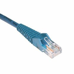 TRIPP LITE N001-040-BL 40FT CAT5E / CAT5 SNAGLESS MOLDED PATCH CABLE RJ45 M/M BLUE 40FT