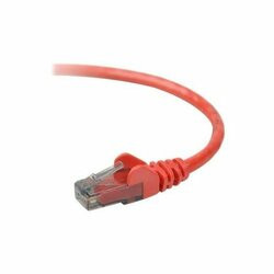 BELKIN COMPONENTS A3L980-50-RED-S PATCH CABLE - RJ-45 (M) - RJ-45 (M) - 50 FT - UTP - ( CAT 6 ) - RED