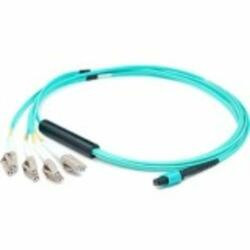 ADD-ON ADD-LC-LC-8M5OM4-TAA ADDON 8M LC (MALE) TO LC (MALE) AQUA OM4 DUPLEX RISER FIBER PATCH CABLE