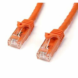 STARTECH.COM N6PATCH25OR 25FT ORANGE CAT6 ETHERNET CABLE DELIVERS MULTI GIGABIT 1/2.5/5GBPS & 10GBPS UP T