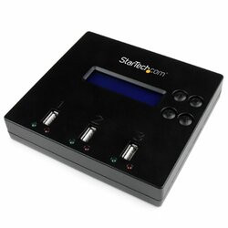 STARTECH.COM USBDUP12 USB FLASH DRIVE DUPLICATOR LETS YOU DUPLICATE OR WIPE TWO USB DRIVES AT ONCE WO