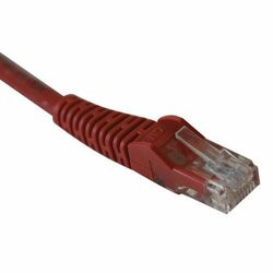 TRIPP LITE N201-025-RD 25FT CAT6 GIGABIT SNAGLESS MOLDED PATCH CABLE RJ45 M/M RED