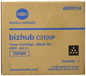 KONICA/MINOLTA-STRATEGIC A0X5134 KONICA MINOLTA TNP50K BLACK TONER