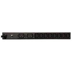 TRIPP LITE PDUH20HVL6 PDU BASIC 208V / 240V 20A 2 C19; 12 C13 L6-20P HORIZONTAL 1URM