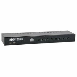 TRIPP LITE B043-DUA8-SL 8-PORT RACKMOUNT DVI/USB KVM SWITCH W/ AUDIO & 2-PORT USB HUB 1U