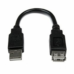 STARTECH.COM USBEXTAA6IN EXTENDS THE LENGTH YOUR CURRENT USB DEVICE CABLE BY 6 INCHES - 6 INCH USB A TO A