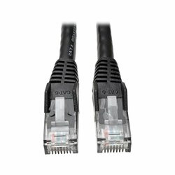 TRIPP LITE N201-002-BK 2FT CAT6 GIGABIT SNAGLESS MOLDED PATCH CABLE RJ45 M/M BLACK
