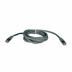 TRIPP LITE N105-010-GY 10FT CAT5E CAT5 350MHZ MOLDED SHIELDED PATCH CABLE STP RJ45 M/M GRAY