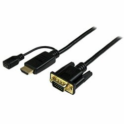 STARTECH.COM HD2VGAMM3 ELIMINATE EXCESS CABLE CLUTTER AND ADAPTERS, BY CONNECTING YOUR HDMI SOURCE DIRE