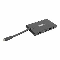TRIPP LITE U442-DOCK3-B USB C DOCKING STATION W/HDMI, VGA, MDP, USB A, GIGABIT ETHERNET, MEM CARD, 3.5 M