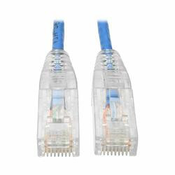 TRIPP LITE N201-S15-BL CAT6 GIGABIT PATCH CABLE SNAGLESS UTP RJ45 MOLDED SLIM BLUE 15FT