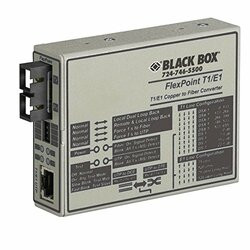 BLACK BOX MT662A-MSC FLEXPOINT T1/E1 TO FIBER LINE DRIVER, MU