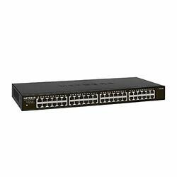 NETGEAR GS348-100NAS 48-PORT GIGABIT ETHERNET RACKMOUNT UNMANAGED SWITCH