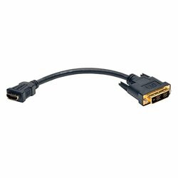 TRIPP LITE P130-08N 8IN HDMI TO DVI ADAPTER CONVERTER CABLE CONNECTOR HDMI TO DVI-D F/M 8INCH