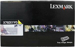 LEXMARK X792X1YG LEXMARK X792 YELLOW EXTRA HIGH YIELD RETURN PROGRAM PRINT CARTRIDGE