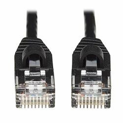TRIPP LITE N261-S20-BK CAT6A 10G SNAGLESS MOLDED SLIM UTP ETHERNET CABLE (RJ45 M/M), BLACK, 20 FT.