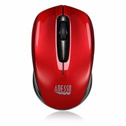 ADESSO IMOUSES50R ADESSO RED  IMOUSES50 2.4GHZ WIRELESS MINI OPTICAL MOUSE .  1200 DPI,   BATTERY