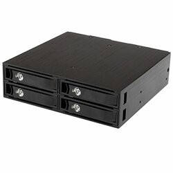 STARTECH.COM SATSASBP425 HOT SWAP WITH EASE BY INSTALLING 4 SSDS/HDDS INTO ONE 5.25IN BAY - MULTI-BAY MOB