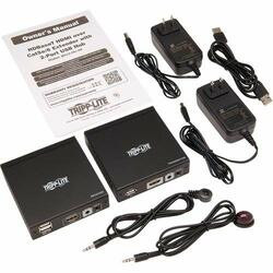 TRIPP LITE B013-HU-4K HDMI HDBASET KVM CONSOLE EXTENDER OVER CAT6 - 2 USB PORTS, IR, 4K @ 30 HZ (130 F