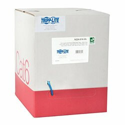 TRIPP LITE N224-01K-BL 1000FT PLENUM CMP CAT 6 SOLID UTP BULK CABLE BLUE