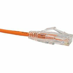UNIRISE USA, LLC CS6-10F-ORG 10FT CAT6 CLEARFIT SLIM PATCH CABLE ORG