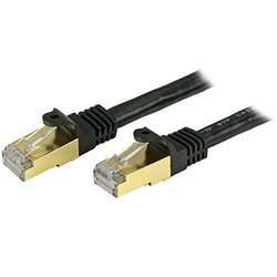 STARTECH.COM C6ASPAT7BK CAT6A ETHERNET CABLE DELIVERS 10 GIGABIT CONNECTION FREE OF NOISE   EMI/RFI INTE