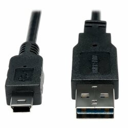 TRIPP LITE UR030-003 UNIVERSAL REVERSIBLE USB 2.0 HI-SPEED CONVERTER ADAPTER CABLE (REVERSIBLE A TO 5