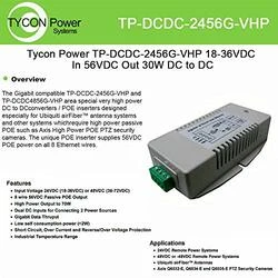 TYCON SYSTEMS, INC TP-DCDC-2456G-VHP 18-36VDC IN 56VDC OUT 70W DC CONVERTER