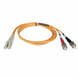 TRIPP LITE N318-01M 1M DUPLEX MULTIMODE 62.5/125 FIBER OPTIC PATCH CABLE LC/ST 3FT 1 METER