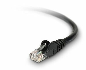 BELKIN COMPONENTS TAA980-20-BLK-S BELKIN TAA COMPLIANT CAT6 SNAGLESS PATCH CABLE, 20 FOOT, BLACK