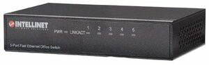 INTELLINET 523301 5 PORT 10/100 DESKTOP METAL SWITCH