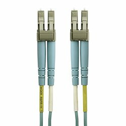 BELKIN COMPONENTS F3F004-10M CABLE,FIBER,LC/LC,10M,LO MULTIMODE,AQUA,50/125,OM4