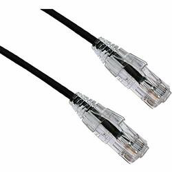 AXIOM C6ABFSB-K7-AX AXIOM 7FT CAT6A BENDNFLEX ULTRA-THIN SNAGLESS PATCH CABLE 650MHZ (BLACK)