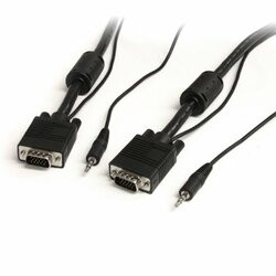 STARTECH.COM MXTHQMM25A MAKE VGA VIDEO AND AUDIO CONNECTIONS USING A SINGLE, HIGH QUALITY CABLE - 25FT V