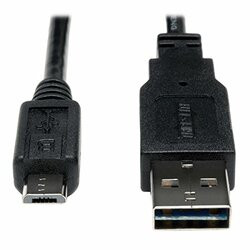 TRIPP LITE UR050-006 UNIVERSAL REVERSIBLE USB 2.0 HI-SPEED CABLE (REVERSIBLE A TO 5PIN MICRO B M/M)