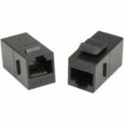 UNIRISE USA, LLC C6-CPLR-BLK CAT6 RJ45 KEYSTONE IN-LINE COUPLER, BLK