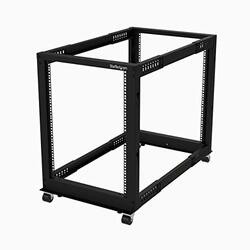 STARTECH.COM 4POSTRACK15U 15U OPEN FRAME SERVER RACK W/ADJUSTABLE MOUNTING DEPTH OF 22IN- 40IN   33IN TALL